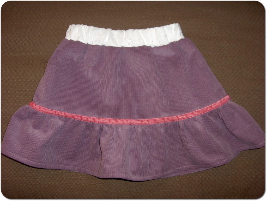 Jupe velours